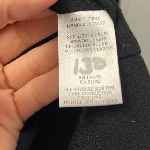 HELMUT LANG Sonar Wool Dropped Shoulder Vest in Black - Picture 8 of 16